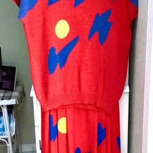 LADIES' SKIRT & SWEATER OUTFIT  by JAYMEE PAPELL